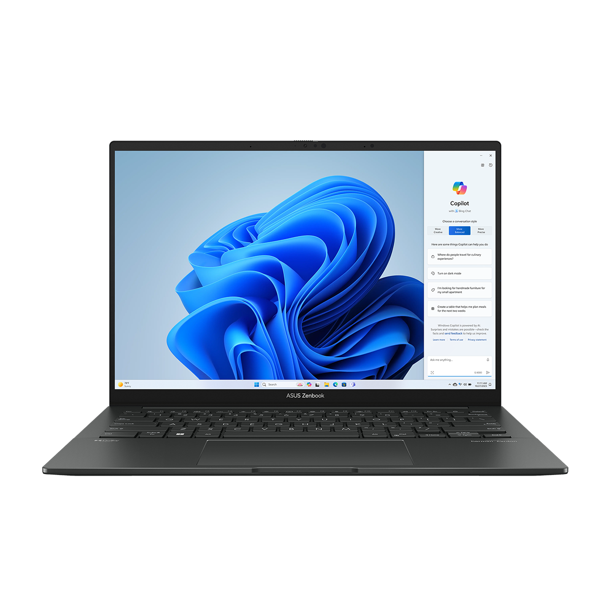 لپ تاپ ایسوس 14 اینچی مدل Zenbook 14 OLED Q425MA Ultra 7 155H 16GB 1TB