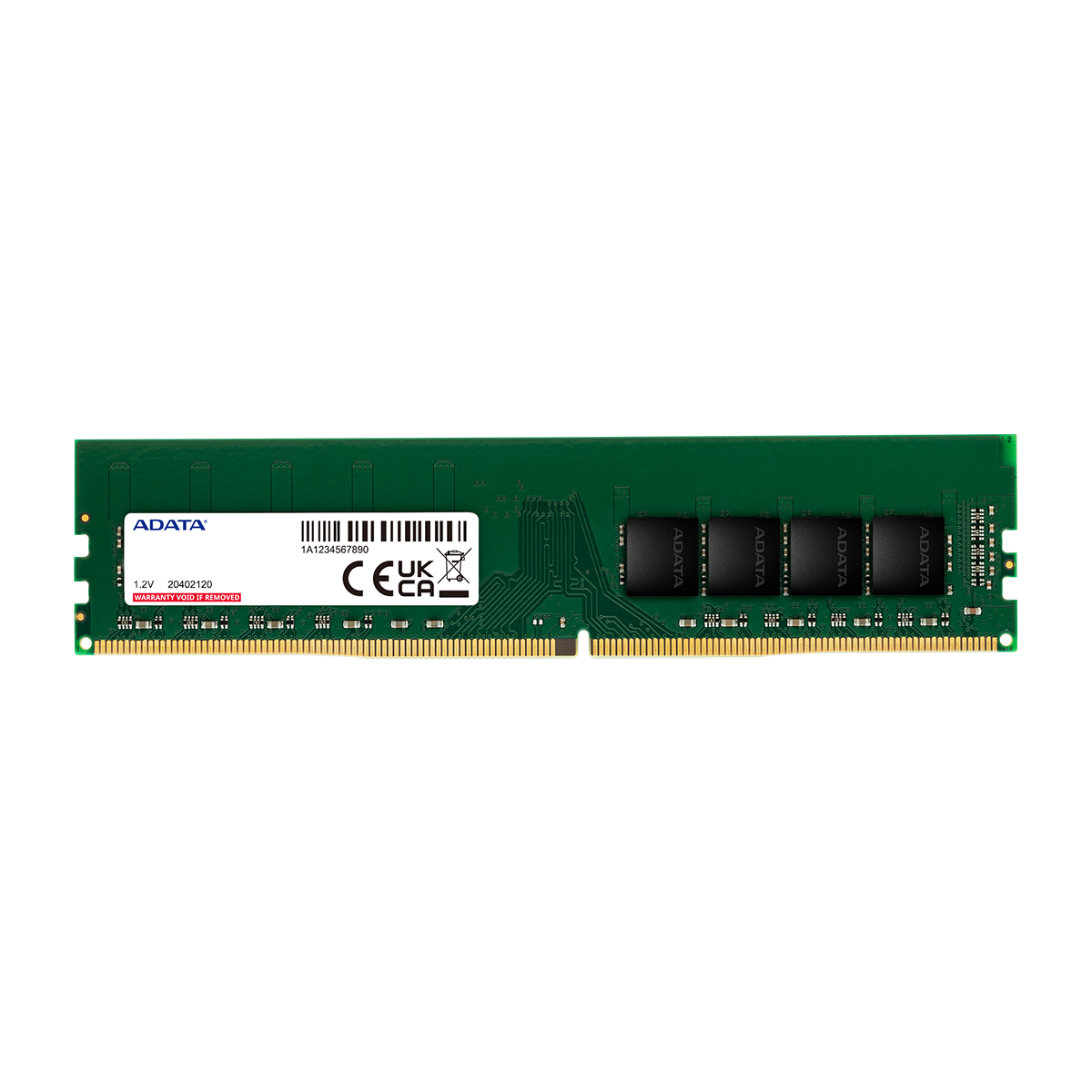 رم کامپیوتر DDR4 تک کاناله 3200 مگاهرتز CL22 ای دیتا مدل AD4U ظرفیت 16 گیگابایت