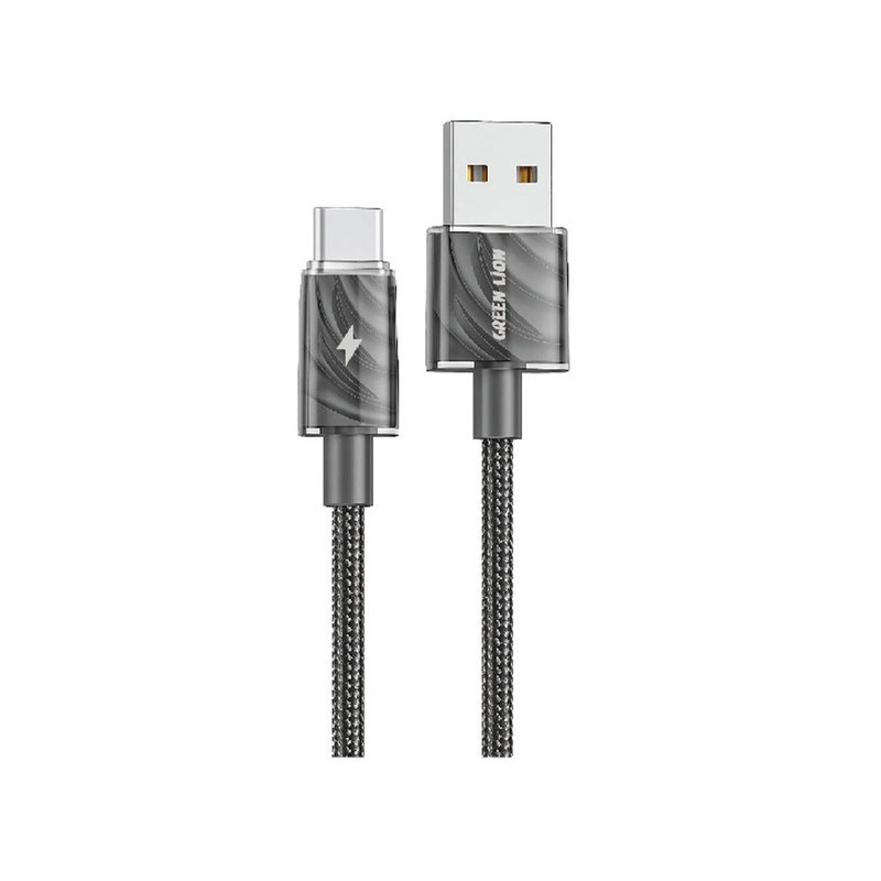 کابل تبدیل USB به USB-C گرین لاین مدل Thick Braided طول 1 متر