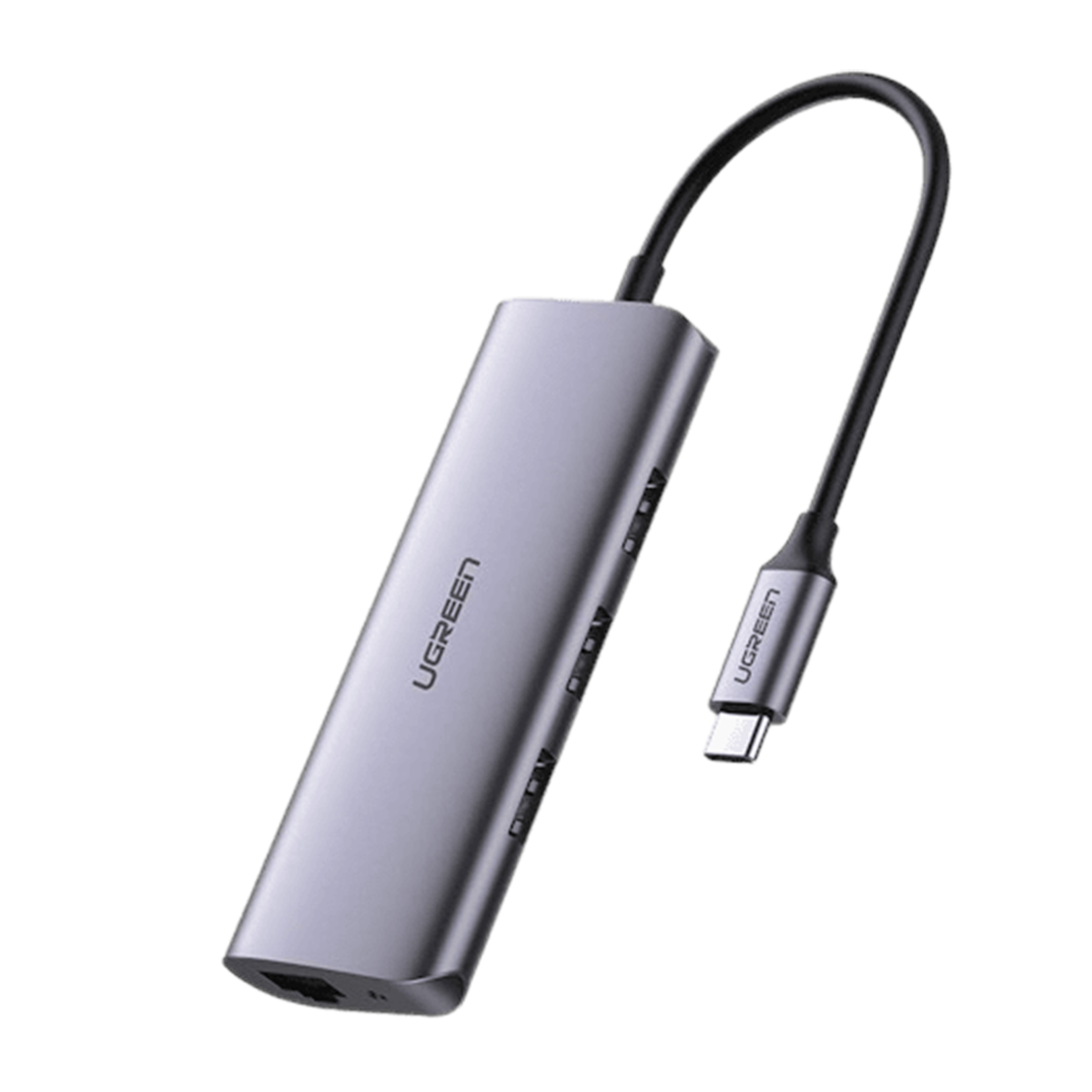 هاب USB-C یوگرین 5 پورت مدل CM252 60718-نقره‌ای