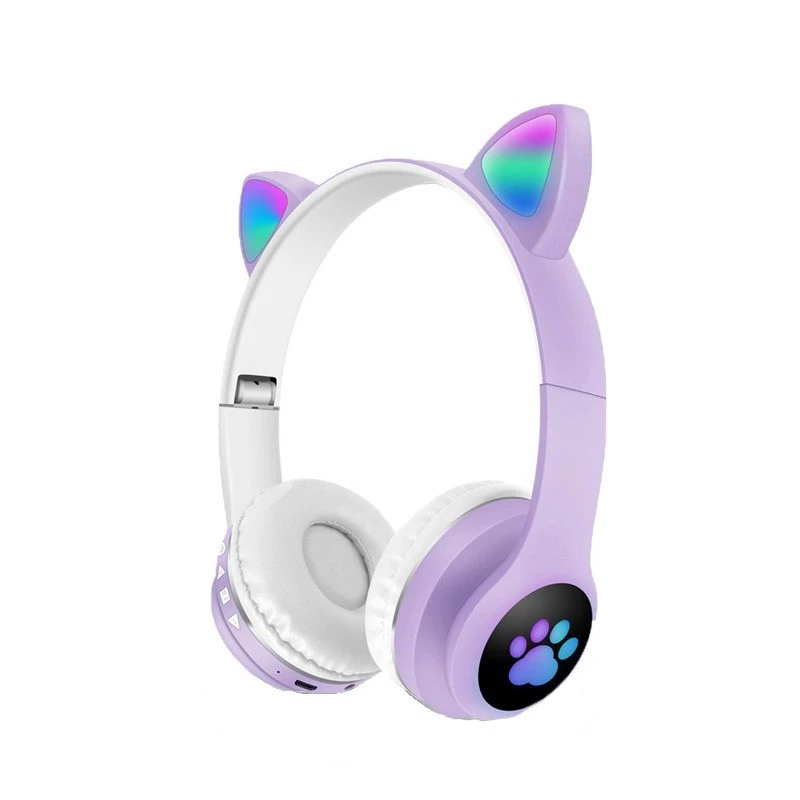 هدفون بلوتوثی مدل cat ear kids PXZ-B39M-مشکی