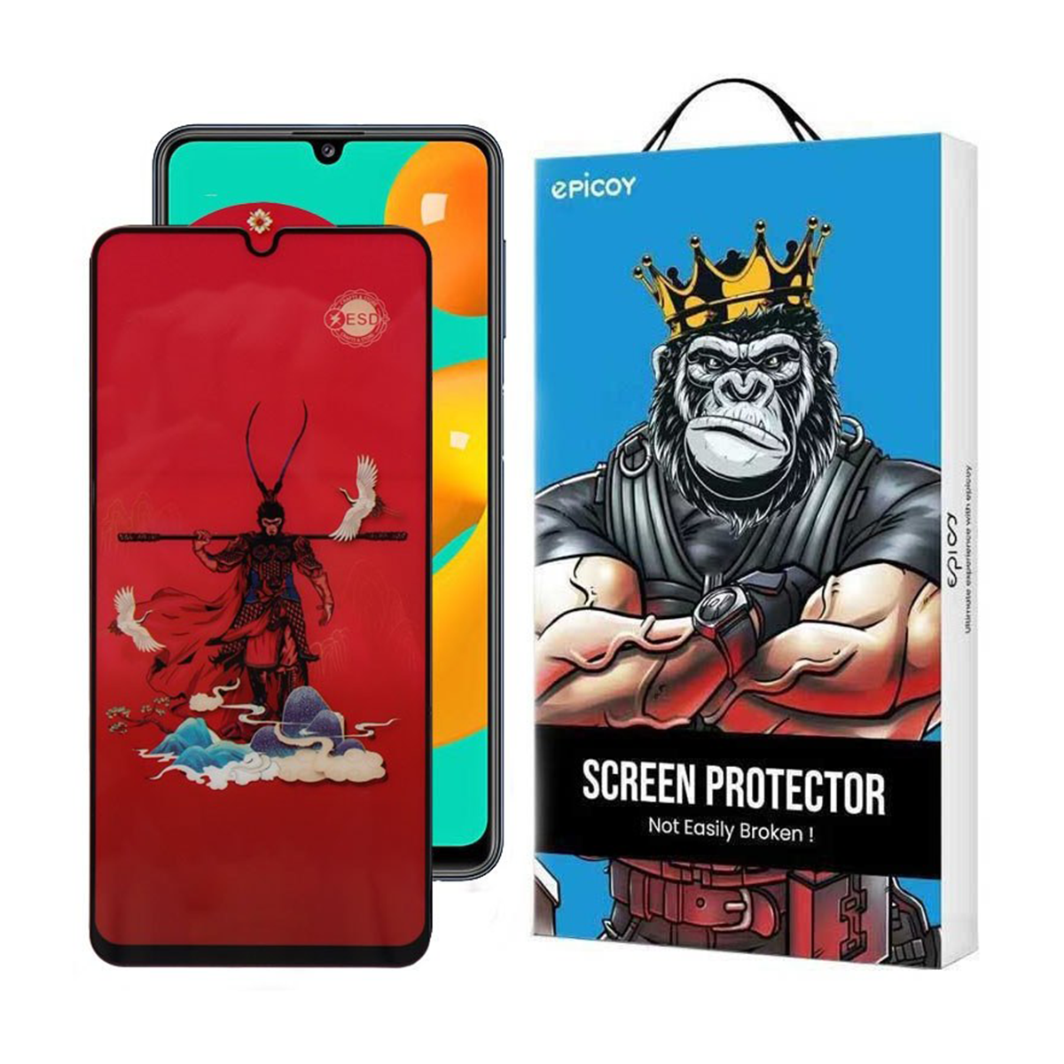 محافظ صفحه نمایش اپیکوی مدل Monkey King مناسب برای گوشی موبایل سامسونگ Galaxy M42 5G/M34 5G/M33 5G/M32 5G/M13 4G/M12 4G