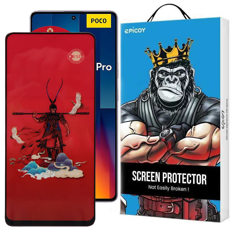 محافظ صفحه نمایش اپیکوی مدل Monkey King مناسب برای گوشی موبایل شیائومی Poco M6 Pro 4G/ X6 Pro 5G/ X6 5G/ X5 Pro/ X5/ X4 Pro 5G/ X3 Pro/ X3 NFC/ X3