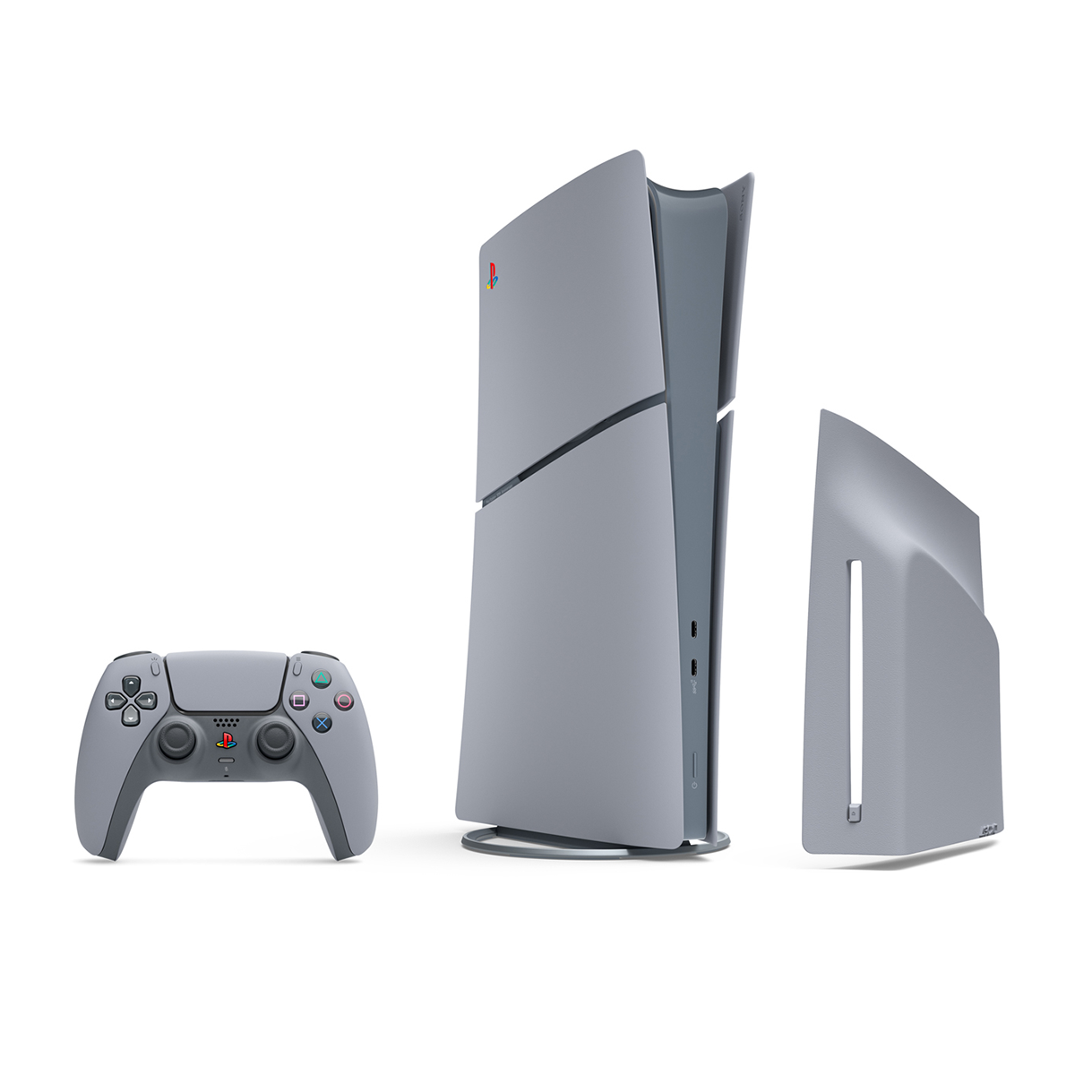 پلی استیشن 5 اسلیم دیجیتال خاکستری 1 ترابایت نسخه PlayStation 30th Anniversary