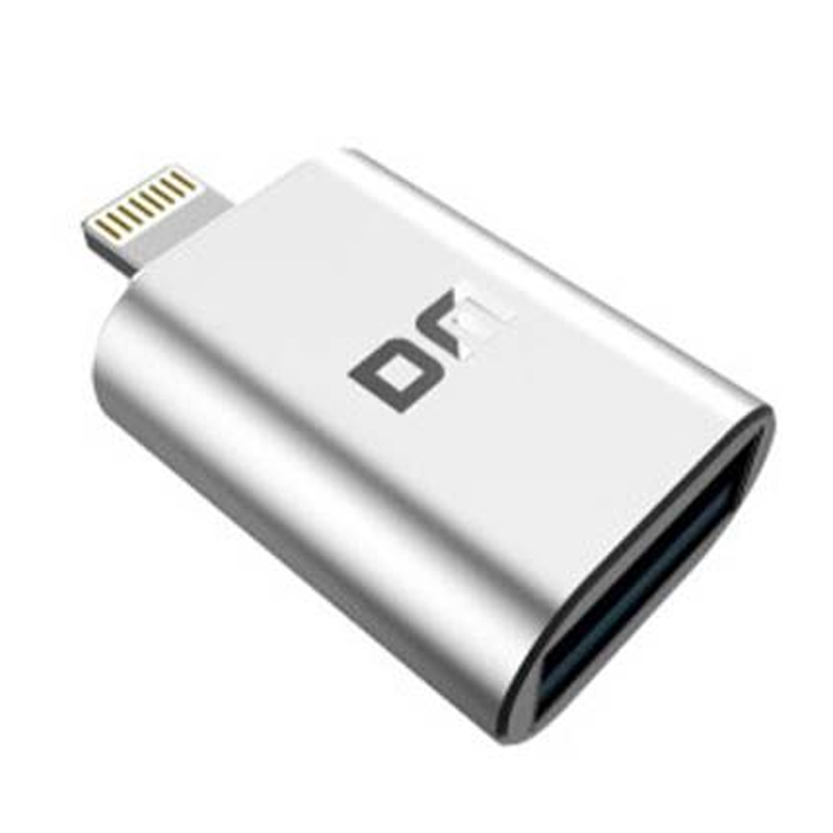 مبدل لایتنینگ به USB دی ام مدل AD080S-نقره‌ای