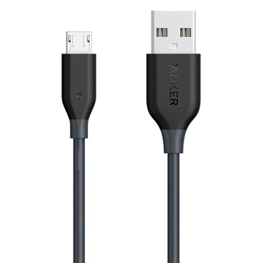  کابل تبدیل Micro USB انکر مدل Power Line A8132H21 طول 0.9 متر-مشکی