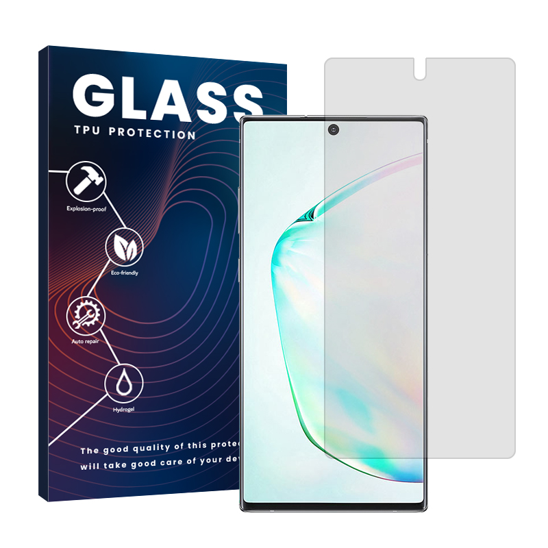 محافظ صفحه نمایش شفاف گلس مدل Resistant مناسب برای گوشی موبایل سامسونگ Galaxy Note10 Plus