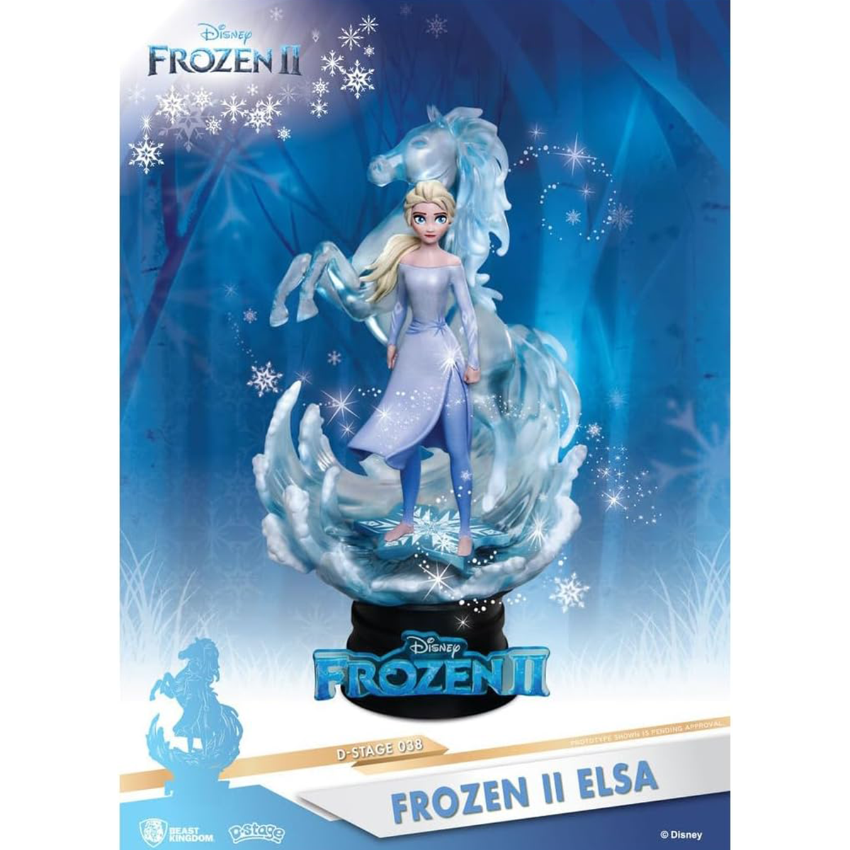 اکشن فیگور انیمیشن Frozen 2 بیست کینگدام مدل Diorama Stage Elsa