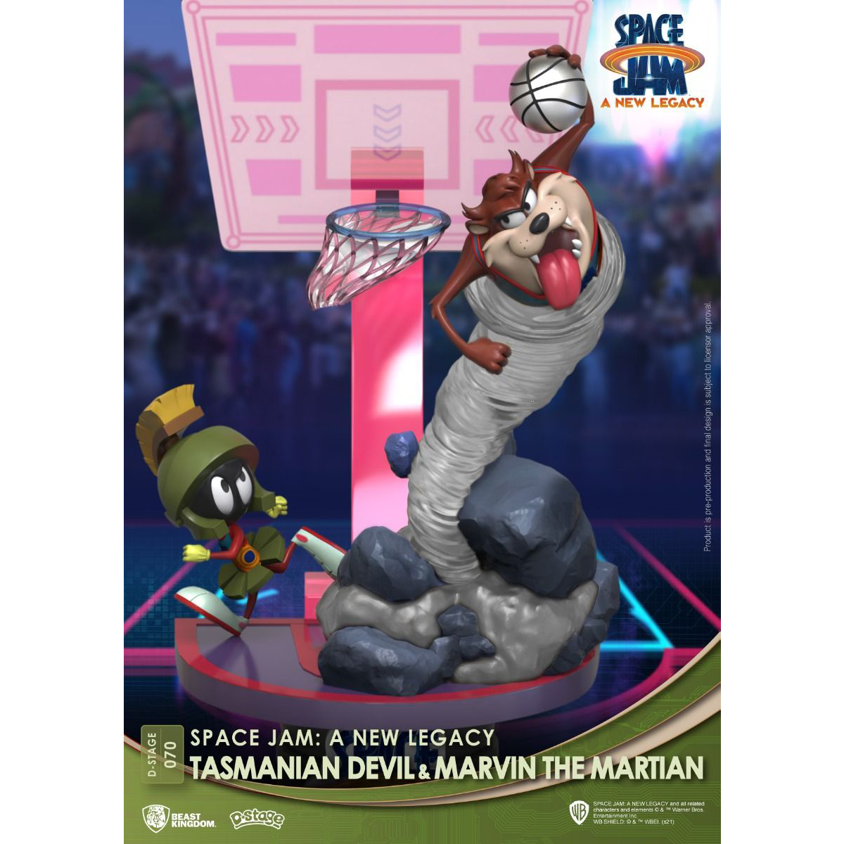 اکشن فیگور انیمیشن Space Jam: A New Legacy بیست کینگدام مدل Tasmanian Devil and Marvin The Martian