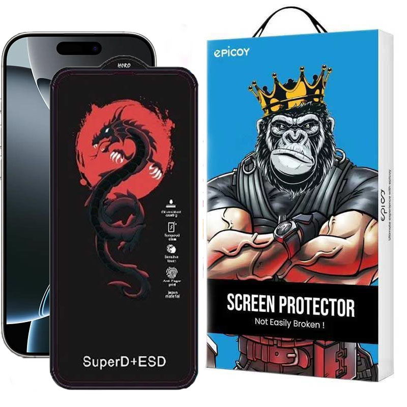 محافظ صفحه نمایش اپیکوی مدل Dragon ESD مناسب برای گوشی موبایل اپل iPhone 16 Pro 