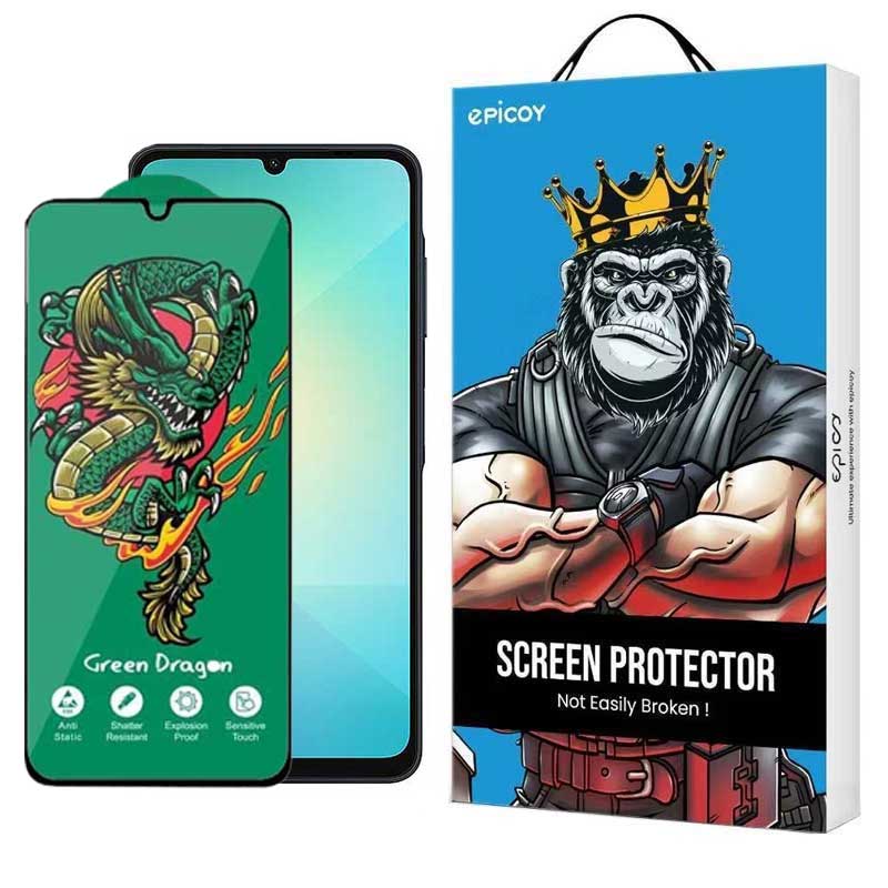 محافظ صفحه نمایش اپیکوی مدل Green Dragon ExplosionProof مناسب برای گوشی موبایل سامسونگ Galaxy A06/A06s/A05s/A05/F05