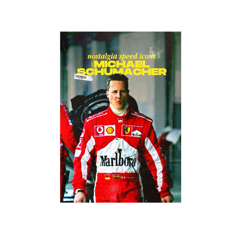 متال پوستر مستر پیکد طرح مایکل شوماخر Michael Schumacher کد PCD-MB1162