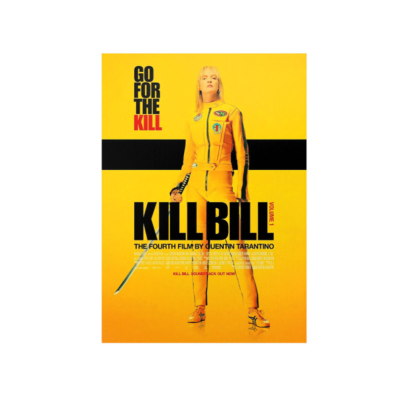 متال پوستر مستر پیکد طرح بیل را بکش Kill Bill کد PCD-MB1105