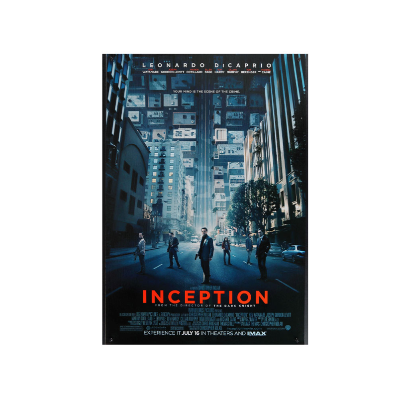 متال پوستر مستر پیکد طرح رویا INCEPTION کد PCD-MB1104