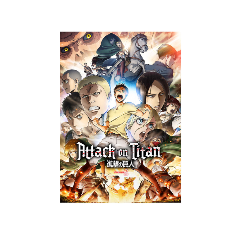 متال پوستر مستر پیکد طرح انیمه Attack on Titan کد PCD-MB1035