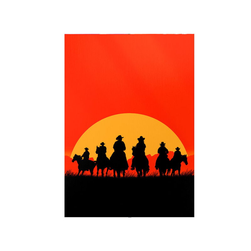 متال پوستر مستر پیکد طرح Red Dead Redemption 2 کد PCD-MB1025