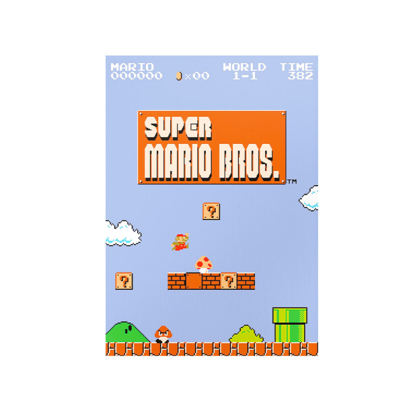 متال پوستر مستر پیکد طرح قارچ خور سوپرماریو Super Mario کد PCD-MB1019