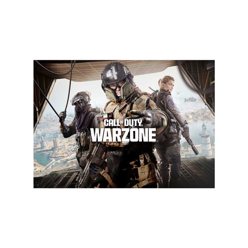 متال پوستر مستر پیکد طرح کالاف Call of Duty Warzone کد PCD-MB1003