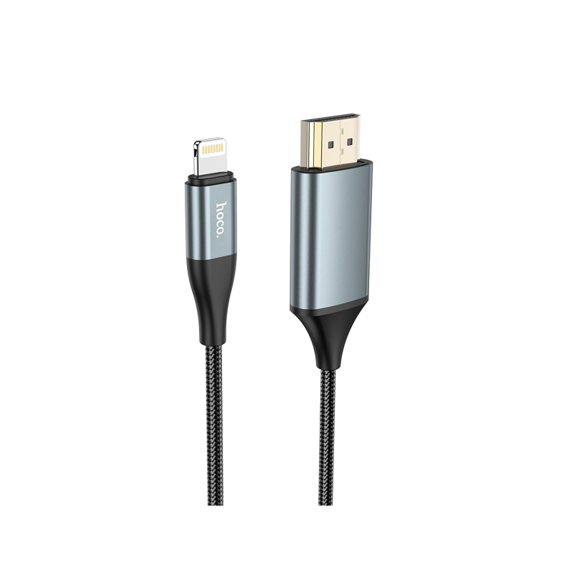 کابل تبدیل HDMI به لایتنینگ هوکو مدل UA15 طول 2 متر