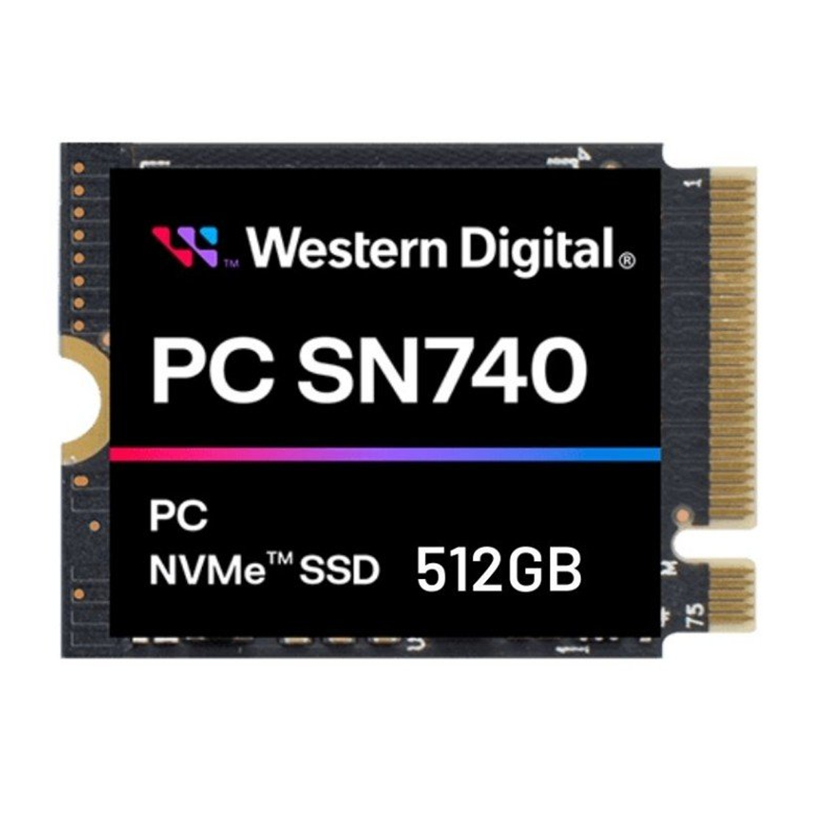 هارد اس اس دی اینترنال وسترن دیجیتال مدل PC SN740 ظرفیت 512 گیگابایت