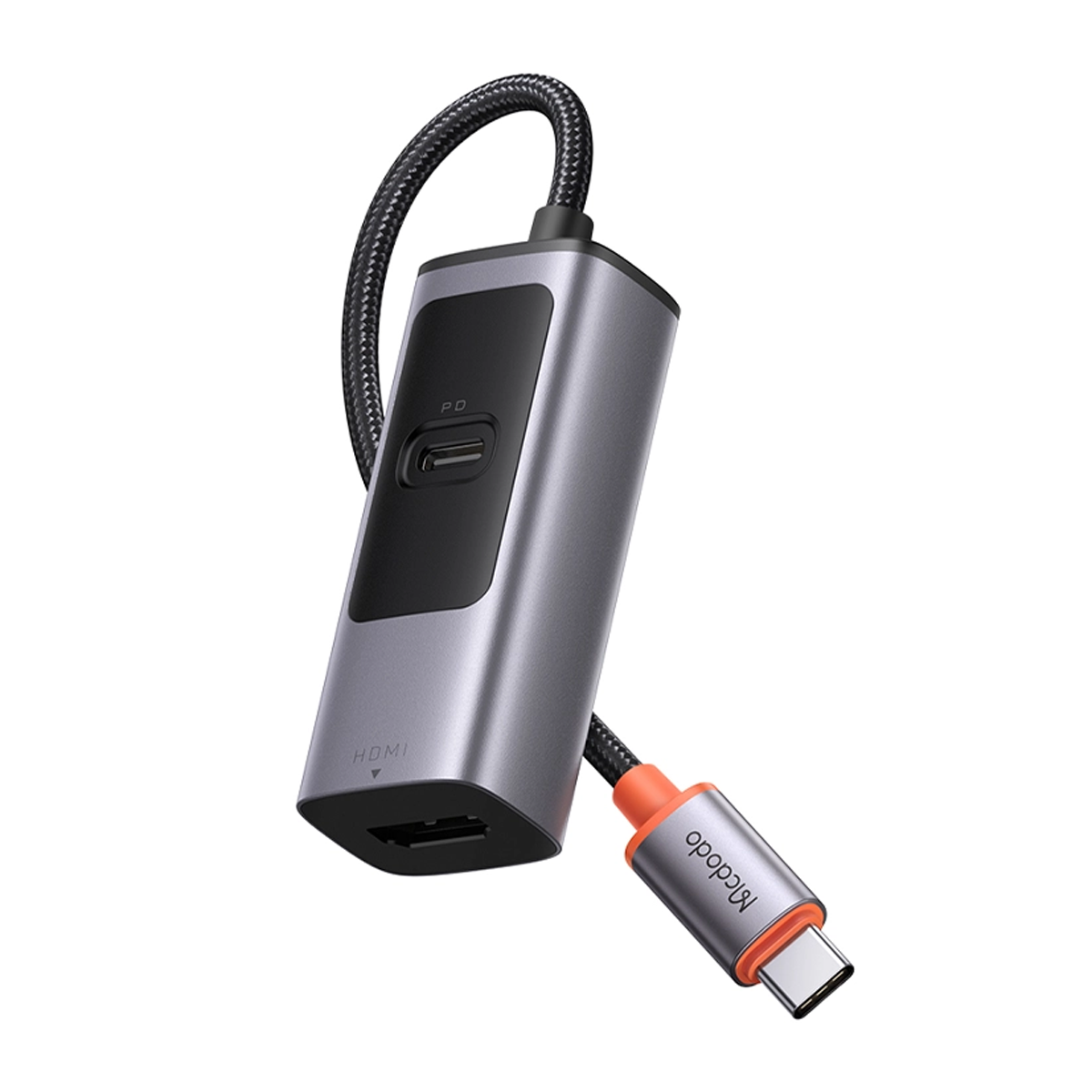 هاب USB-C مک دودو 2 پورت مدل HU-1130-خاکستری