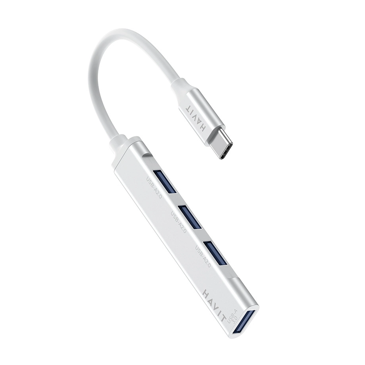 هاب USB-C هویت 4 پورت مدل HB41-سفید