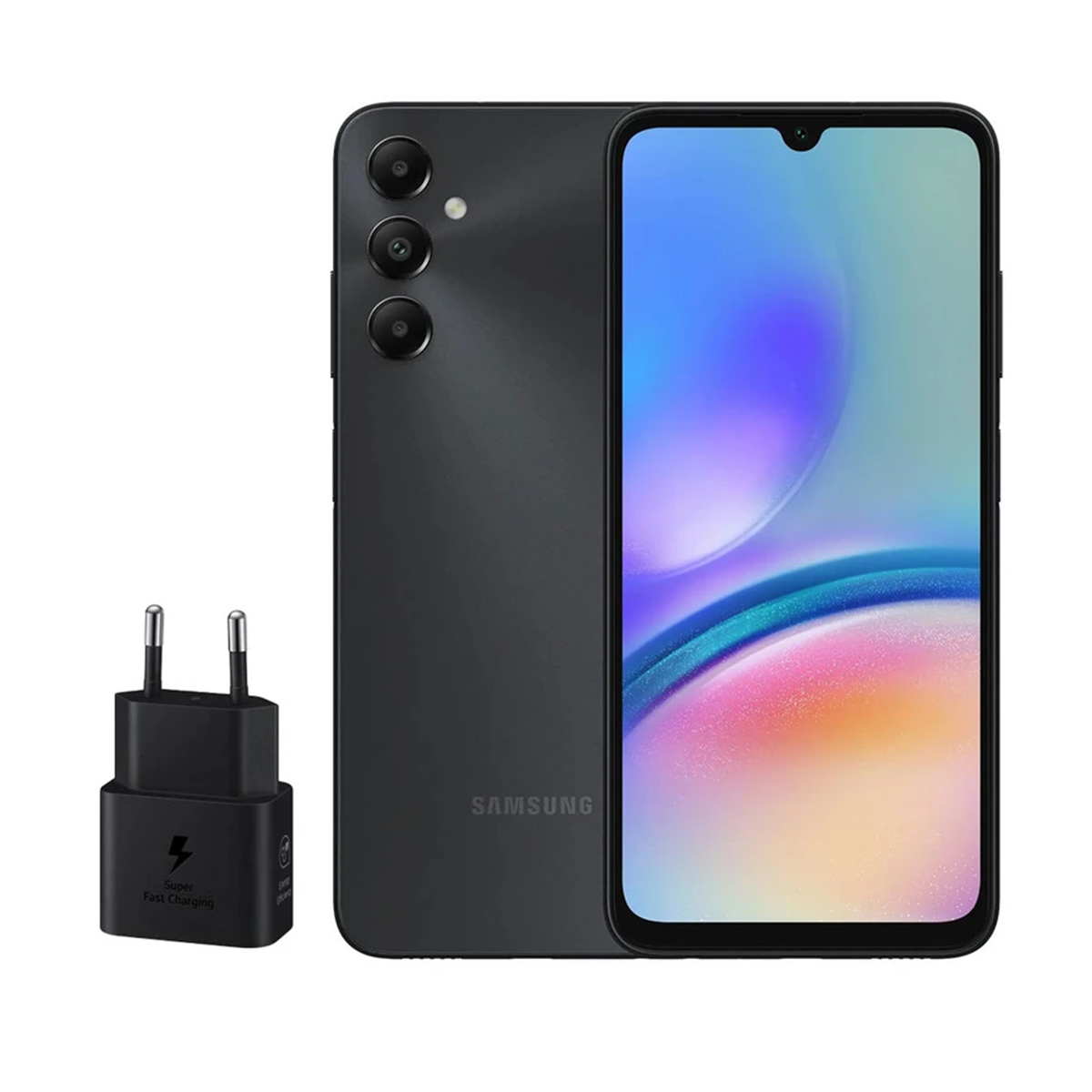 گوشی موبايل سامسونگ مدل Galaxy A05s 4G ظرفیت 64 گیگابایت رم 4 گیگابایت به همراه شارژر 25 وات سامسونگ