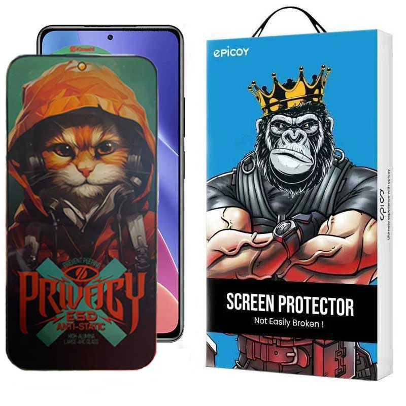 محافظ صفحه نمایش حریم شخصی اپیکوی مدل Privacy Hoodie Cat مناسب برای گوشی موبایل شیائومی Redmi K40 Ultra / K40 Gaming / K40 Pro Plus / K40 Pro / K40S / K40