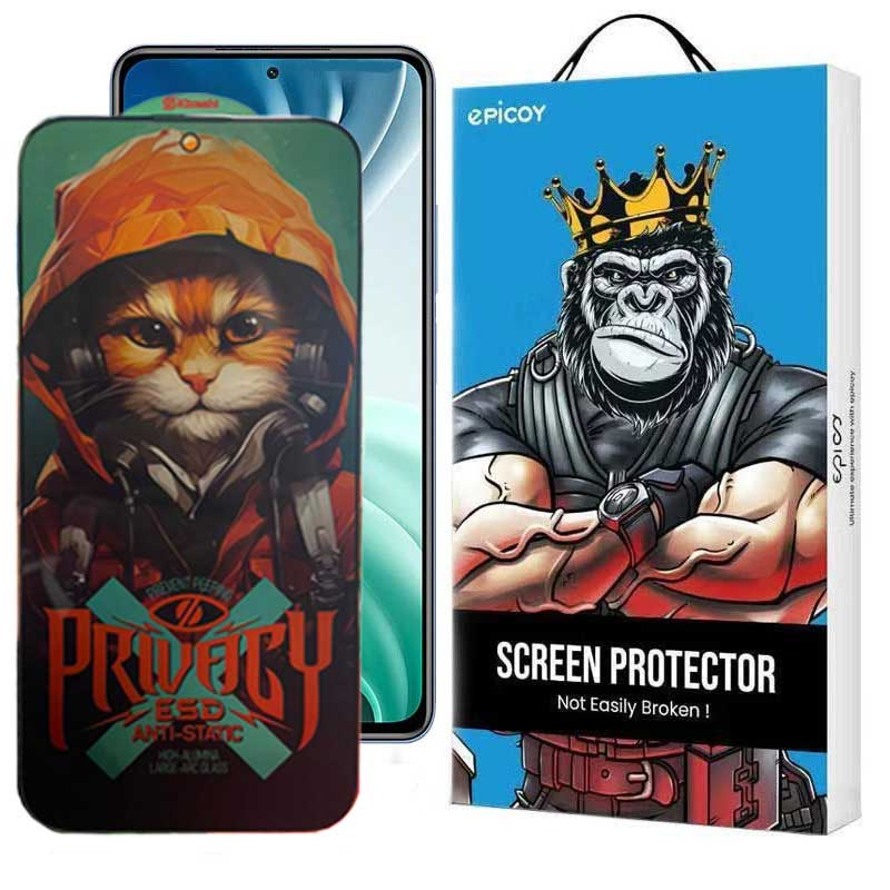 محافظ صفحه نمایش حریم شخصی اپیکوی مدل Privacy Hoodie Cat مناسب برای گوشی موبایل شیائومی Mi 11i/ Mi 10i / Mi 11X/ Mi 11X Pro/ 11i/ 11i HyperCharge 5G