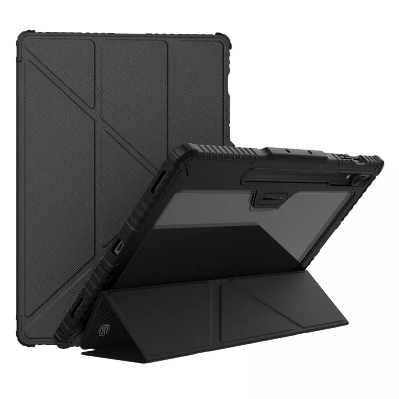 کیف کلاسوری نیلکین مدل Bumper Pro Multi-angle folding style مناسب برای تبلت سامسونگ Galaxy Tab S10 Ultra/S9 Ultra