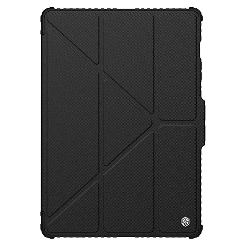 کیف کلاسوری نیلکین تبلت سامسونگ Galaxy Tab S10 Plus-S9 Plus-S8 Plus-S7 Plus-S7 Fe مدل Camshield Bumper Flip Folding-مشکی