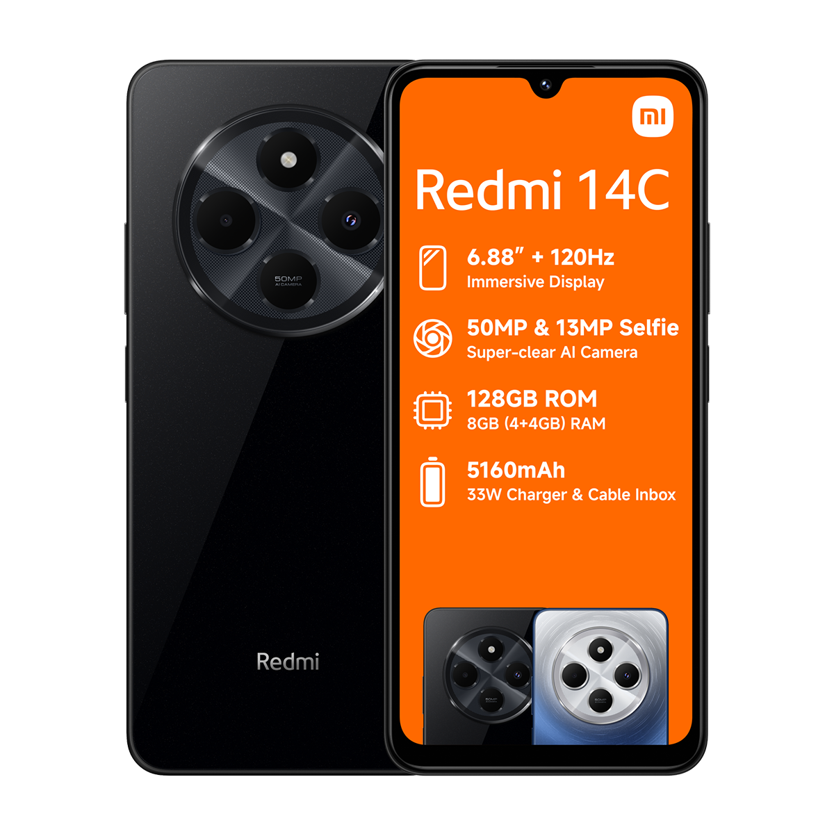 گوشی موبايل شیائومی مدل Redmi 14C 4G ظرفیت 256 گیگابایت رم 8 گیگابایت - اندونزی