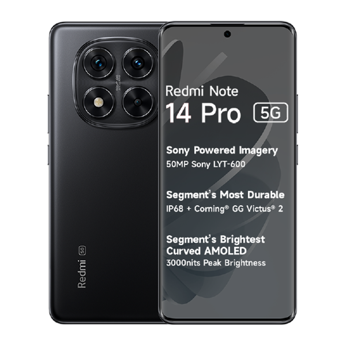 گوشی موبايل شیائومی مدل Redmi Note 14 Pro 5G ظرفیت 256 گیگابایت رم 8 گیگابایت