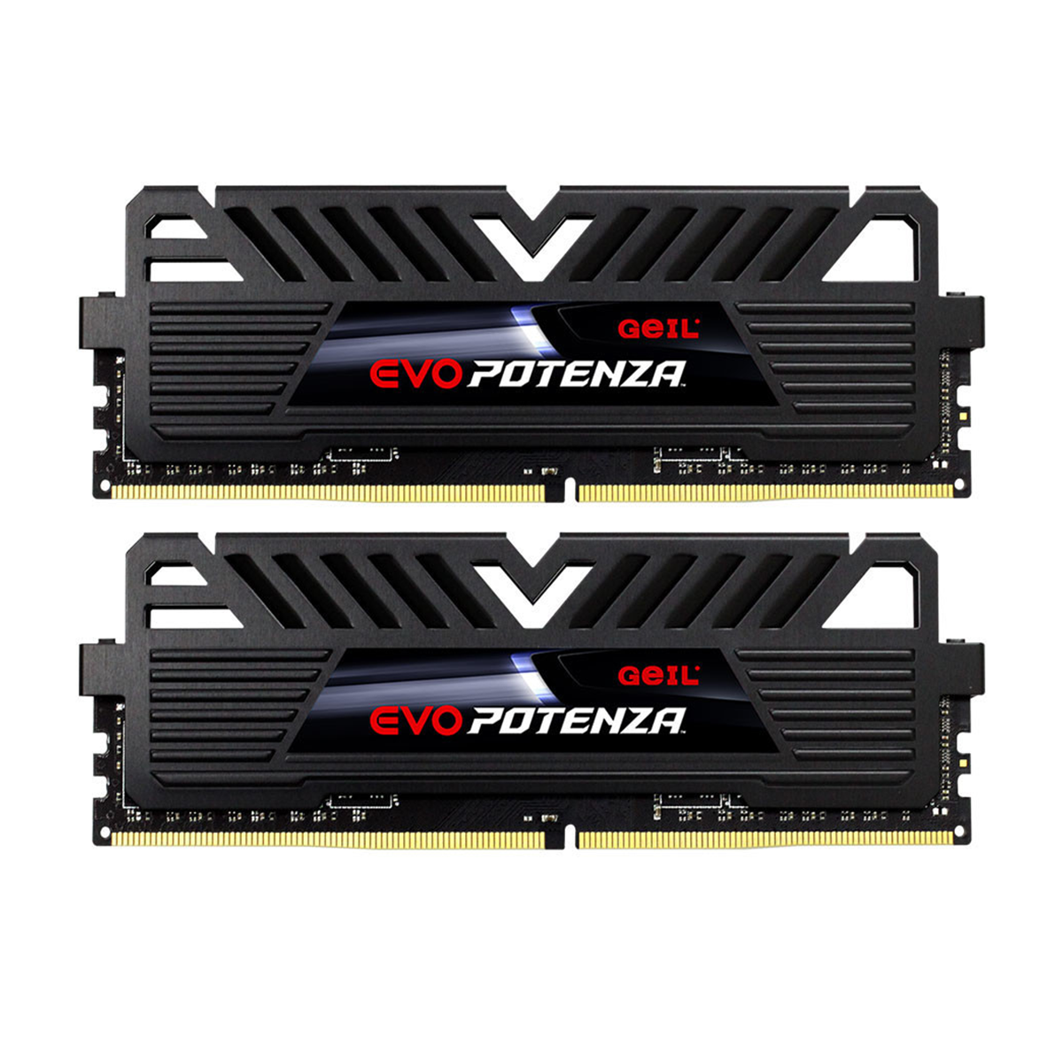 رم کامپیوتر DDR4 دو کاناله 3200 مگاهرتز CL16 گیل مدل Potenza ظرفیت 32 گیگابایت-مشکی