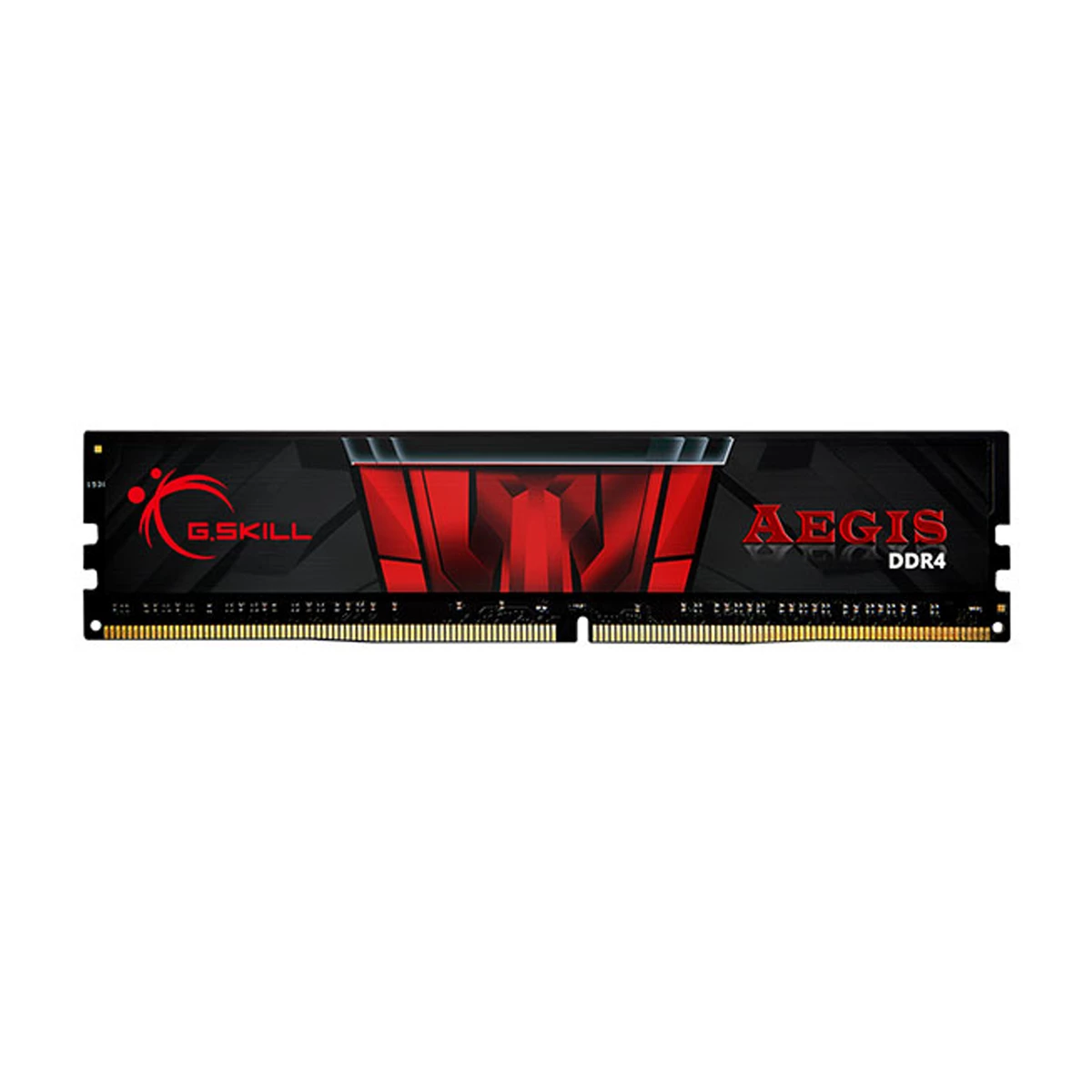 رم کامپیوتر DDR4 تک کاناله 3200 مگاهرتز CL16 جی اسکیل مدل Aegis ظرفیت 16 گیگابایت