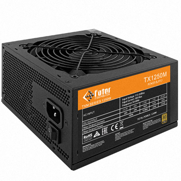 منبع تغذیه کامپیوتر فاطر مدل TX1250M-مشکی