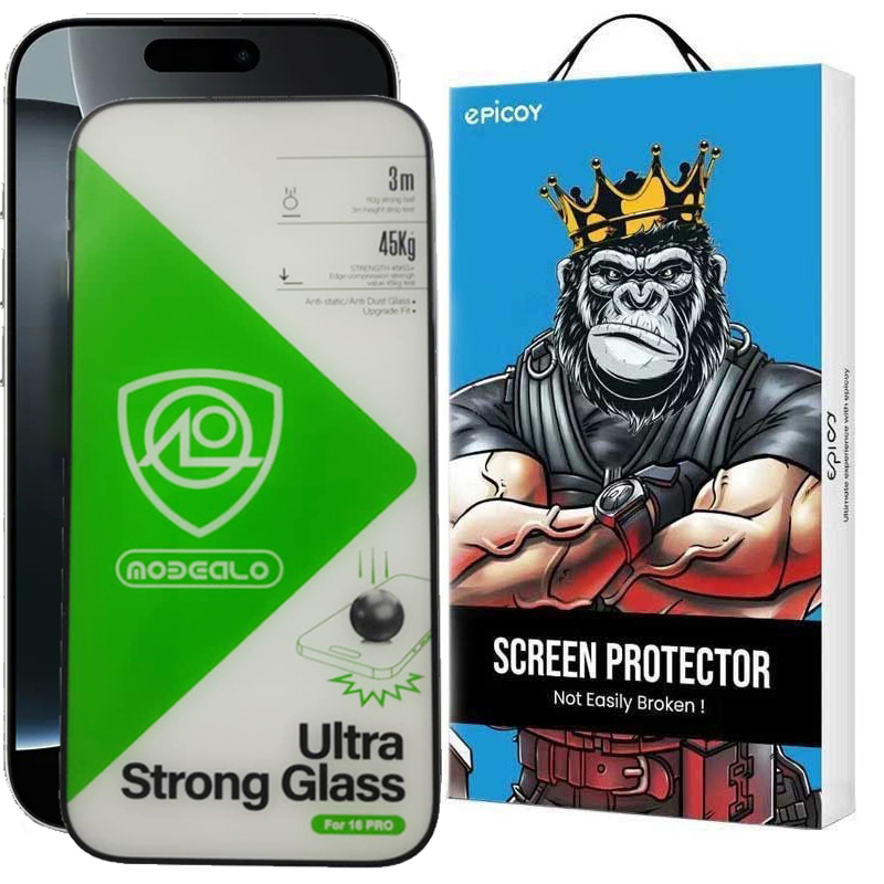 محافظ صفحه نمایش اپیکوی مدل Ultra Strong Glass مناسب برای گوشی موبایل اپل iPhone 16 Pro Max