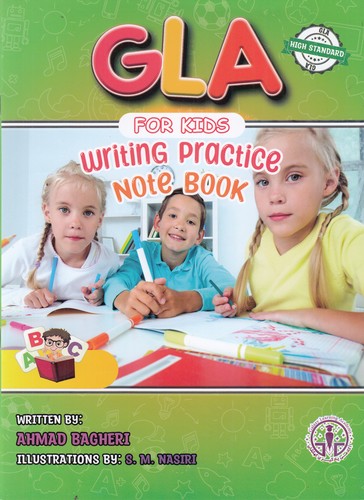 کتاب GLA for kids writing practice note bool نشر 360 درجه