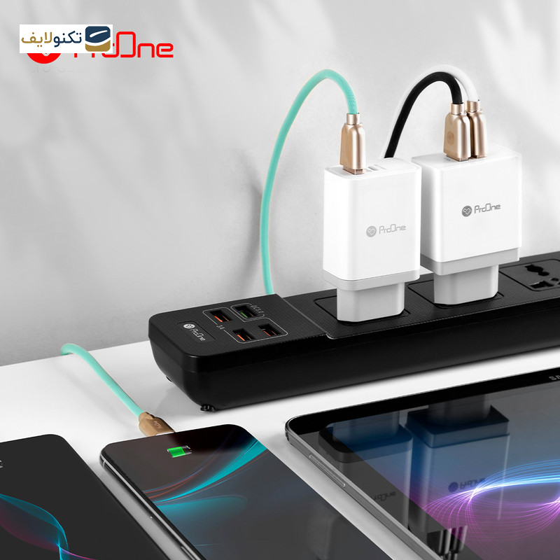 کابل تبدیل USB به لایتنینگ پرووان مدل PCC115 طول 1متر