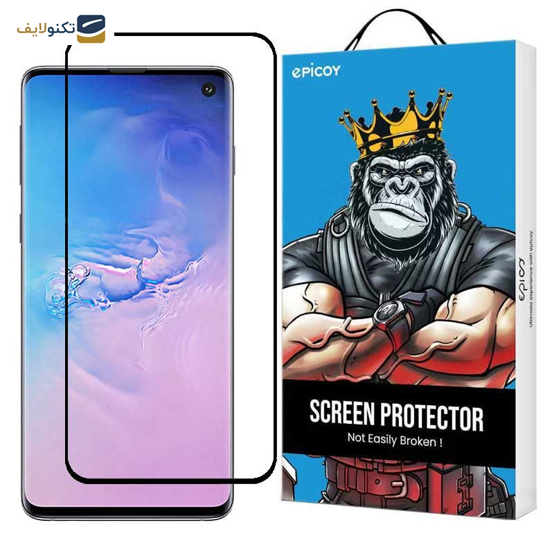 حافظ صفحه نمایش اپیکوی مدل Anti-Static مناسب برای گوشی موبایل سامسونگ Galaxy S10