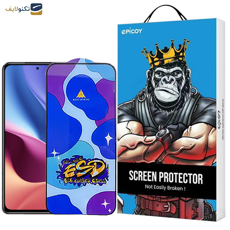  محافظ صفحه نمایش اپیکوی مدل Star ESD مناسب برای گوشی موبایل شیائومی Xiaomi Redmi K40 Ultra/K40 Gaming/K40 Pro Plus/K40 Pro/K40S/K40