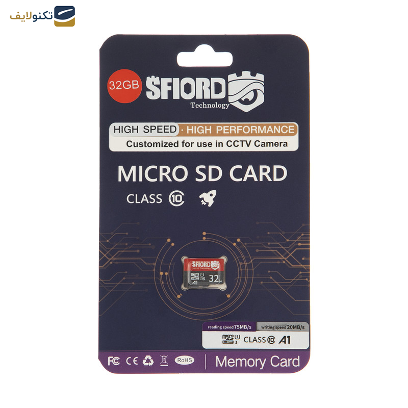 کارت حافظه microSDXC اسفیورد مدل Ultra A1 کلاس 10 استاندارد UHS-I سرعت 75MBps ظرفیت 32 گیگابایت