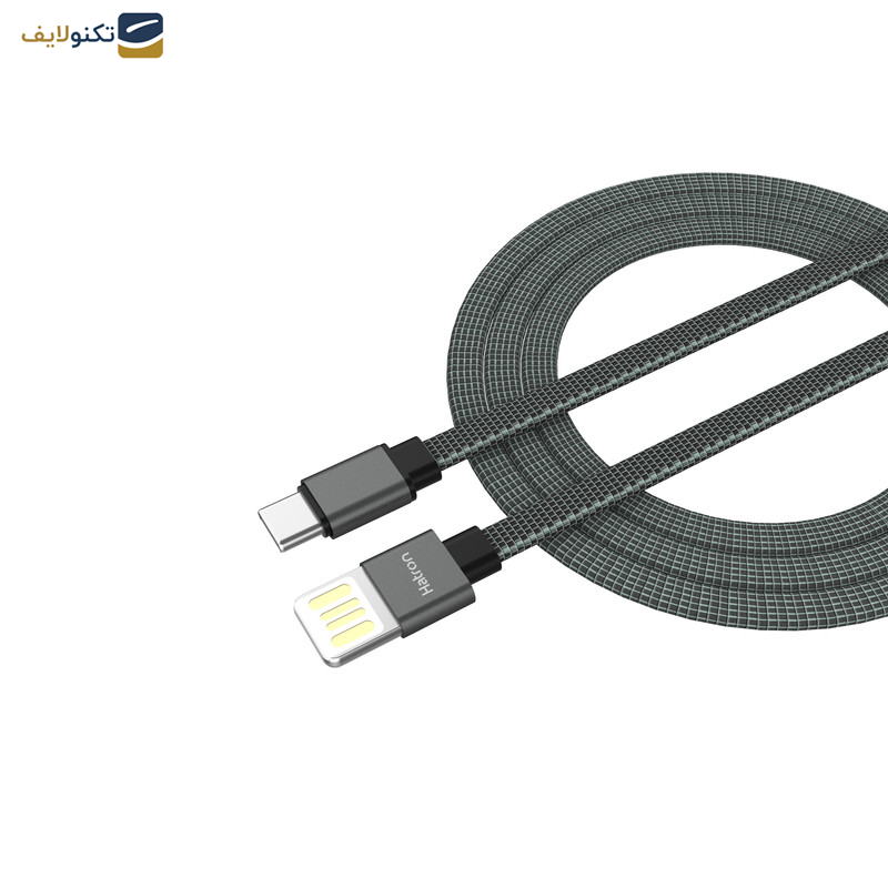 کابل تبدیل USB به usb-c هترون مدل HC189UC طول 1متر