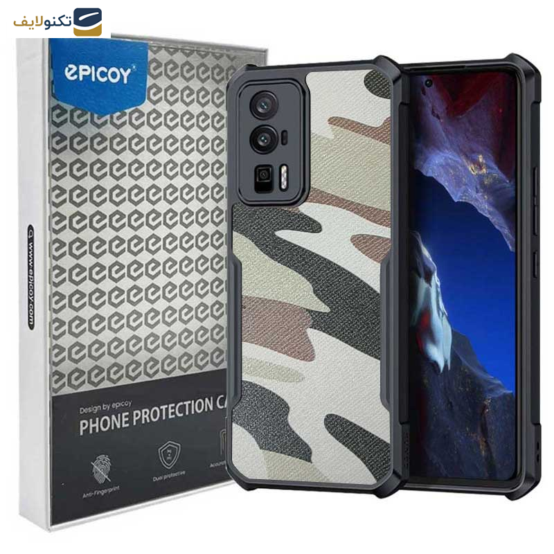 کاور اپیکوی مدل Xundd Camouflage مناسب برای گوشی موبایل شیائومی Poco F5 Pro /Redmi K60/ K60 Pro