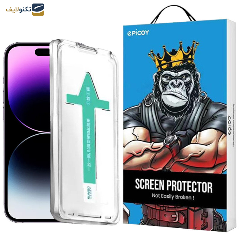 محافظ صفحه نمایش اپیکوی مدل Xundd Axe Easy install مناسب برای گوشی موبایل اپل iPhone 14 Pro Max