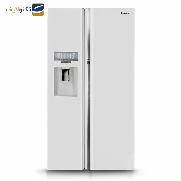 یخچال و فریزر ساید بای ساید 35 فوت اسنوا مدل SN8-3350GW