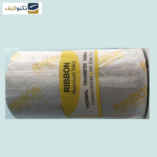 ریبون پرینتر لیبل زن مدل Premium Wax 110mm x 300m 