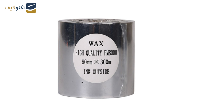 ریبون پرینتر لیبل زن NP مدل Wax 60mm x 300m