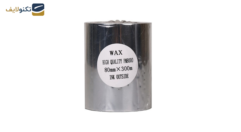 ریبون پرینتر لیبل زن NP مدل Wax 80mm x 300m