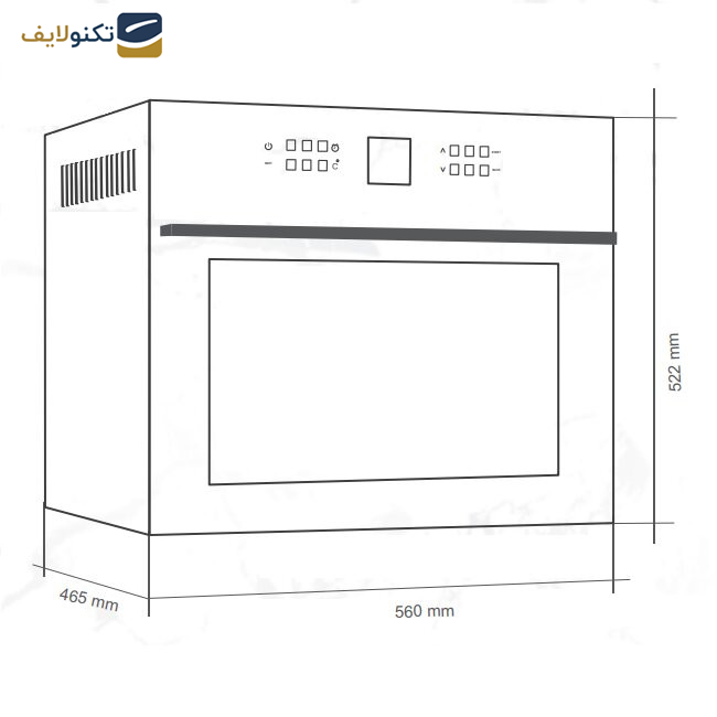 اون توستر رومیزی داتیس مدل DT-720